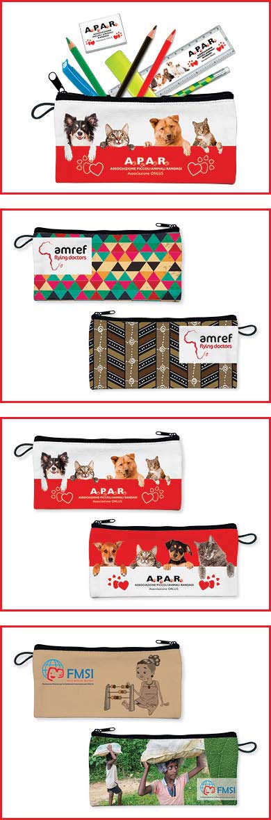 ASTUCCIO CON ZIP PERSONALIZZATO