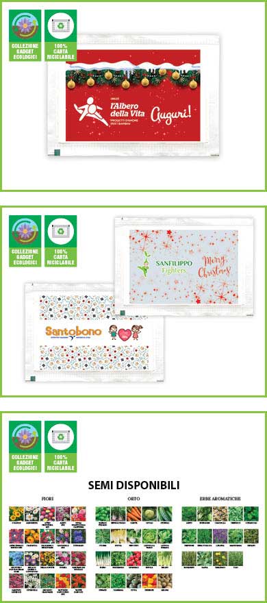AUGURI NATALIZI CON SEMI