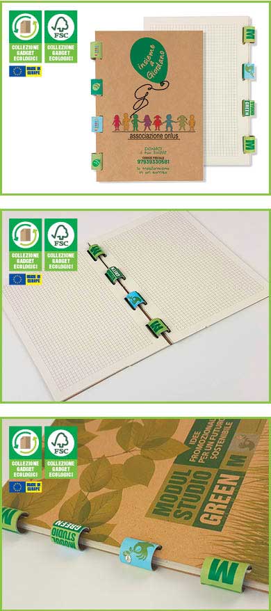 BLOCCO NOTES ECOLOGICO PERSONALIZZATO