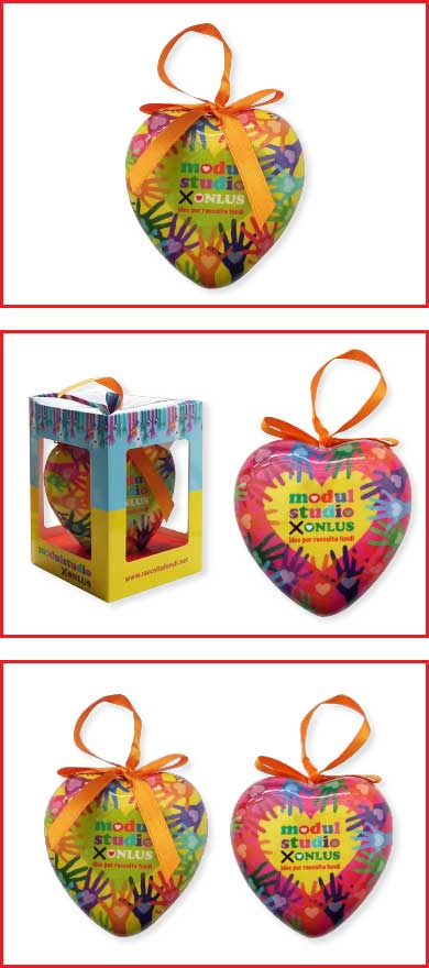 CUORI DI NATALE DECOUPAGE