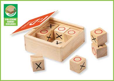 GIOCO TRIS DI LEGNO