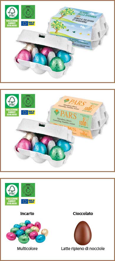 Ovetti Pasquali personalizzati mini