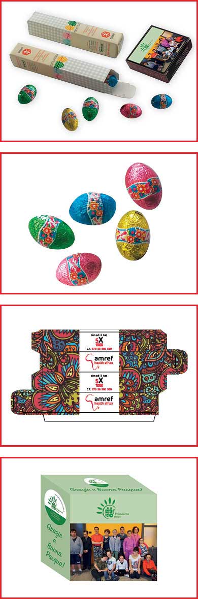 Ovetti Pasquali personalizzati mignon