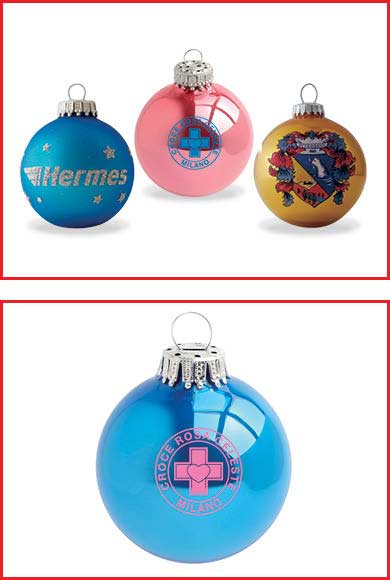 PALLINE DI NATALE IN VETRO