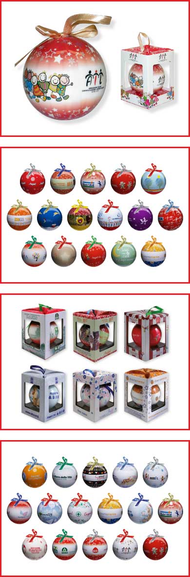PALLINE DI NATALE DECOUPAGE