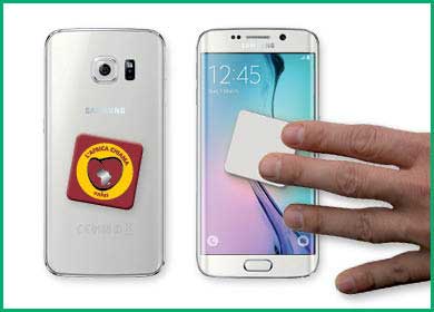 Phone Cleaner panno pulizia smartphone autoadesivo