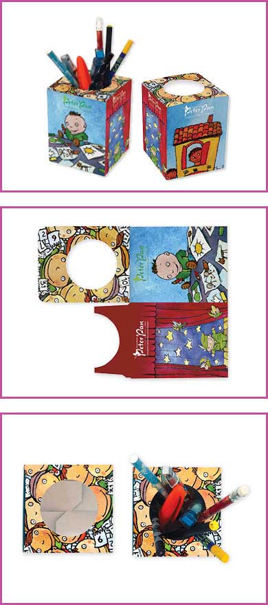 PORTAPENNE IN CARTONCINO