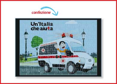 PUZZLE POSTCARD PERSONALIZZATO