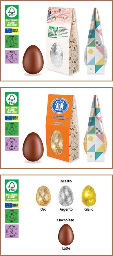 Uovo Pasquale personalizzato in box