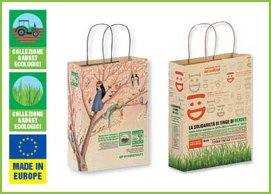 BORSE SHOPPER ECOLOGICHE RICICLATE