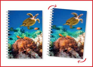 NOTEBOOK 3D PERSONALIZZATE