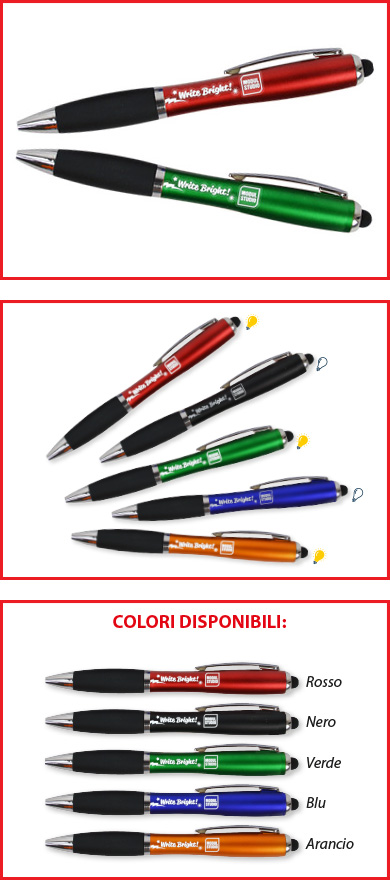 PENNE LUMINOSE PERSONALIZZATE