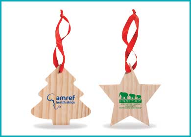 ALBERO E STELLA DI NATALE IN LEGNO NATURALE