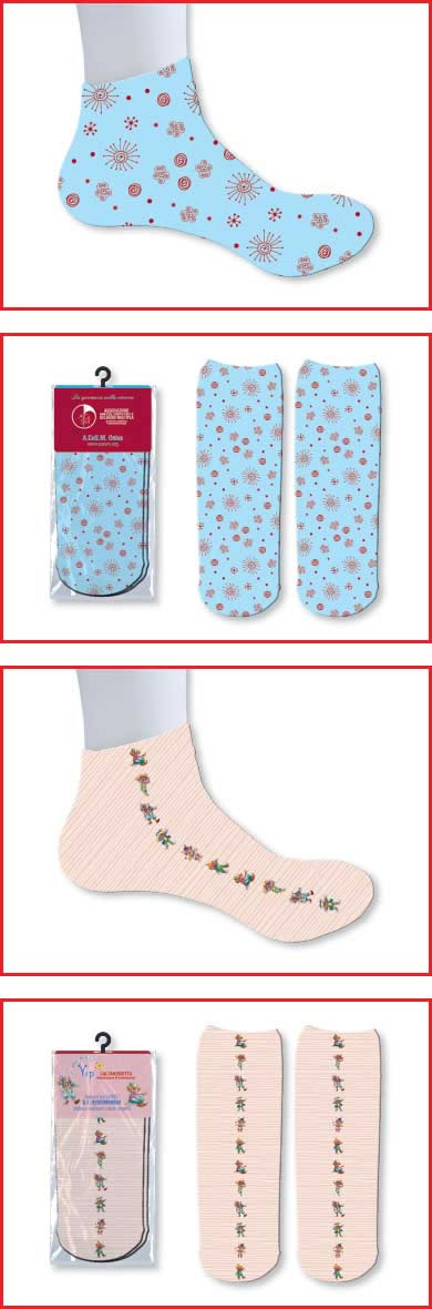 CALZINI PERSONALIZZATI MICROFIBRA