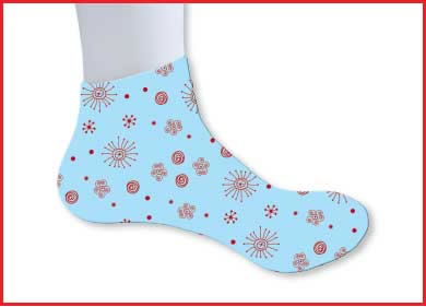 CALZINI PERSONALIZZATI MICROFIBRA