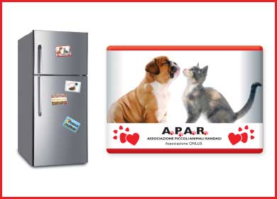 MAGNETI CON STAMPA IN QUADRICROMIA RESINATI