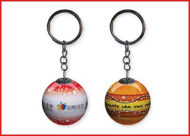 PORTACHIAVI PALLINE DECOUPAGE