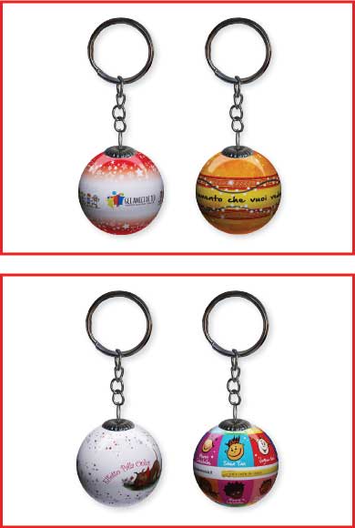 PORTACHIAVI PALLINE DEOCUPAGE