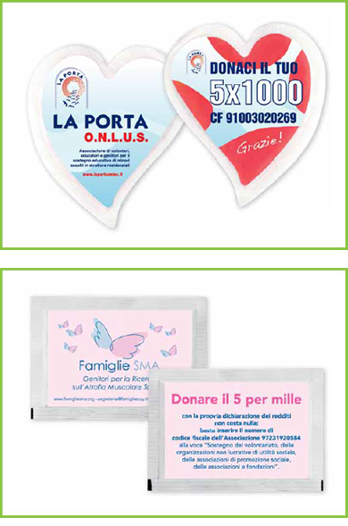 BUSTINE PER ZUCCHERO PERSONALIZZATE