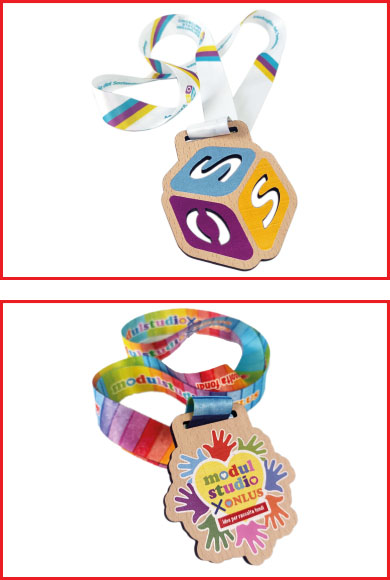 MEDAGLIA DI LEGNO ECOLOGICA