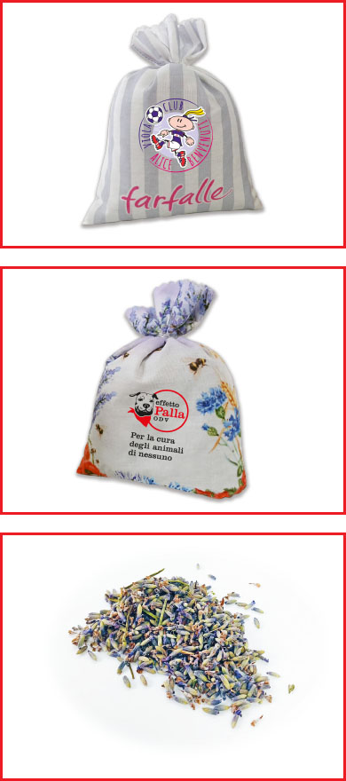 SACCHETTI DI LAVANDA PERSONALIZZATI